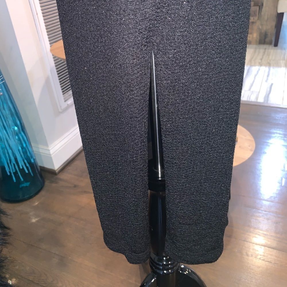 Alice + Olivia Stila Fitted Side-Slit Gown Dress - Picture 5 of 8